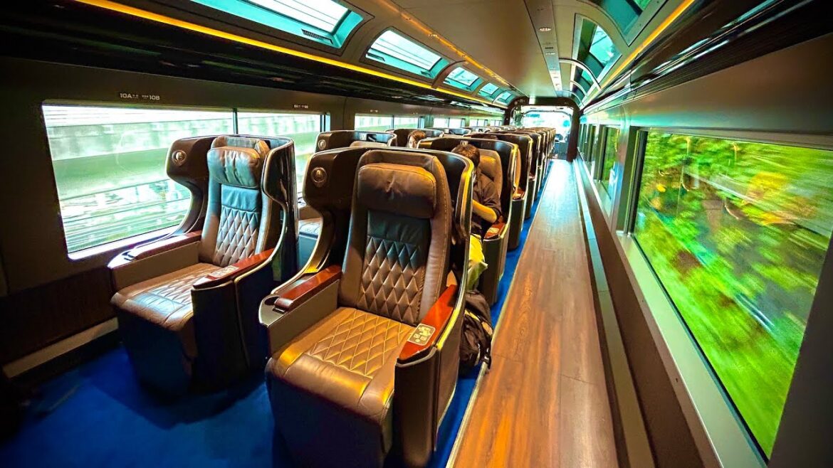 【POV】All Seats First-Class!! Japan’s Luxurious Train | Saphir Odoriko Premium TOKYO-ATAMI サフィール踊り子号 【POV】All Seats First-Class!! Japan’s Luxurious Train | Saphir Odoriko Premium TOKYO-ATAMI サフィール踊り子号
