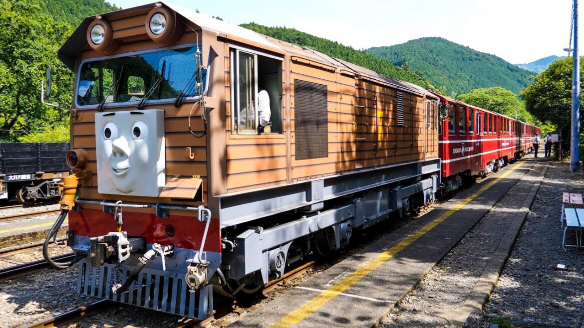 【トーマスと仲間】機関車トビー号で初夏の山を走り抜けてきた