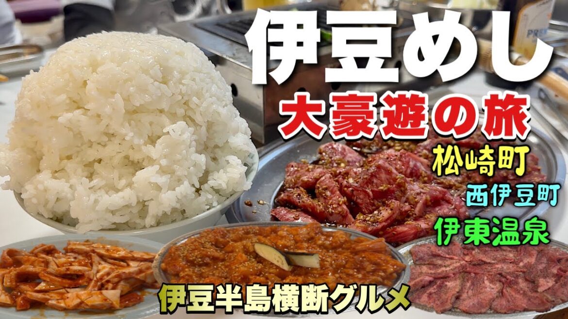 大豪遊の焼肉ホルモン【伊豆旅行3軒】西伊豆から東へ大横断の旅『飯テロ』松崎町/伊東温泉/Travel Japan Shizuoka Izu