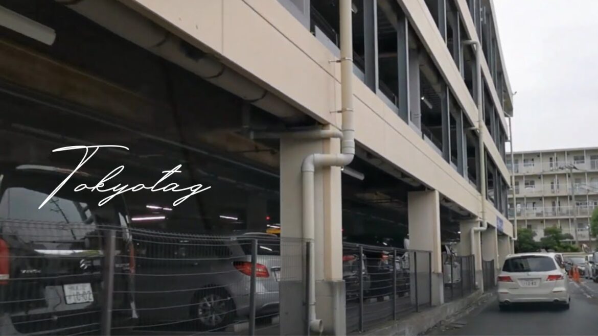 Parking lot, Lalaport yokohama, shopping mall【ららぽーと横浜】立体駐車場の様子 [Drive Vlog with BGM]