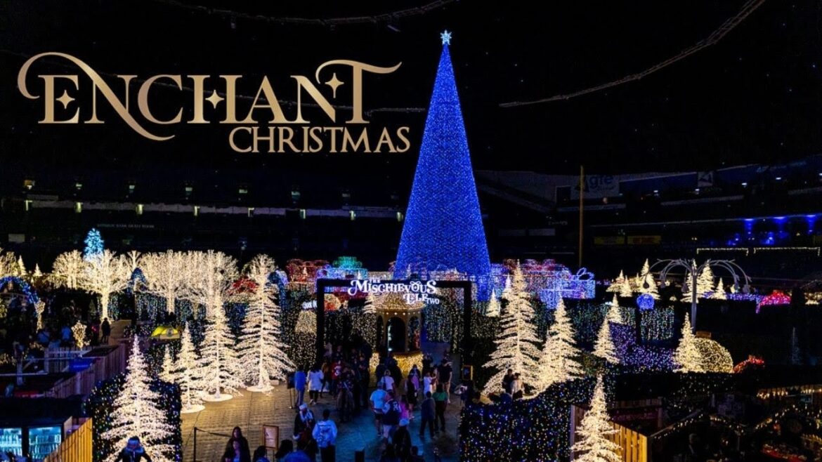 Be Enchanted by the World's Largest Christmas Light Maze at Enchant Christmas, St Petersburg FL!