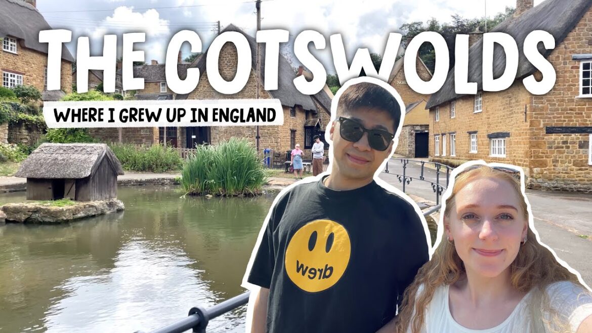 Showing my Chinese Husband Where I Grew Up: The Cotswolds 🇬🇧  英国小镇 #england #amwf