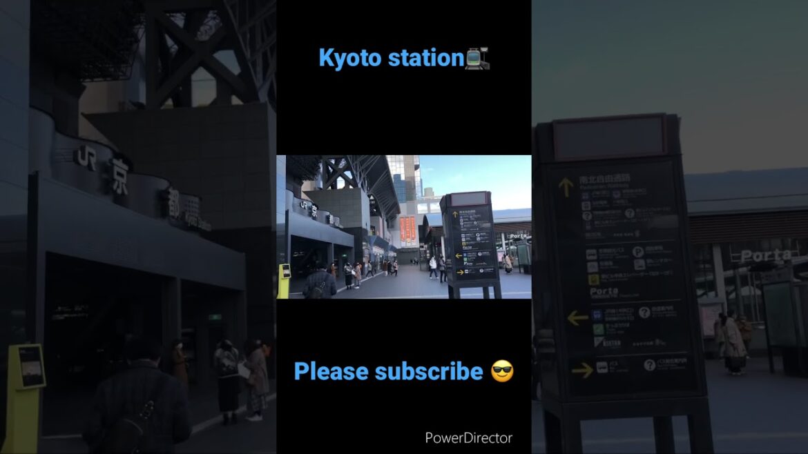 【KYOTO】The scenery of Kyoto station #shorts #travel #walking #japan #train #pleasesubscribe 【KYOTO】The scenery of Kyoto station #shorts #travel #walking #japan #train #pleasesubscribe