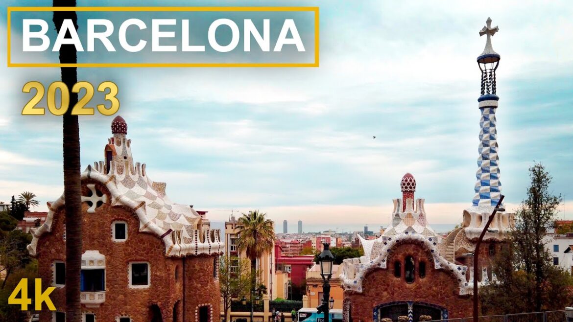 BARCELONA, Spain – 4K City Walking Tour – Episode #3 –  Park Güell, Gaudi, architect |APR 2023 BARCELONA, Spain - 4K City Walking Tour - Episode #3 -  Park Güell, Gaudi, architect |APR 2023