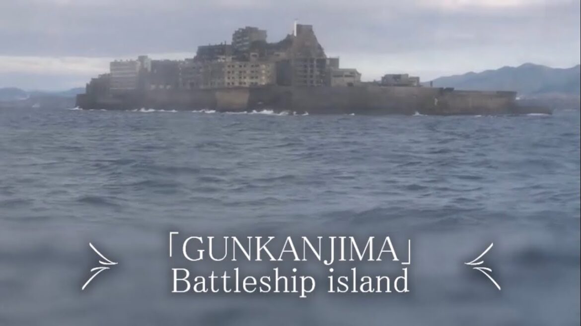 「GUNKANJIMA」Battleship Island is in Nagasaki Japan 軍艦島