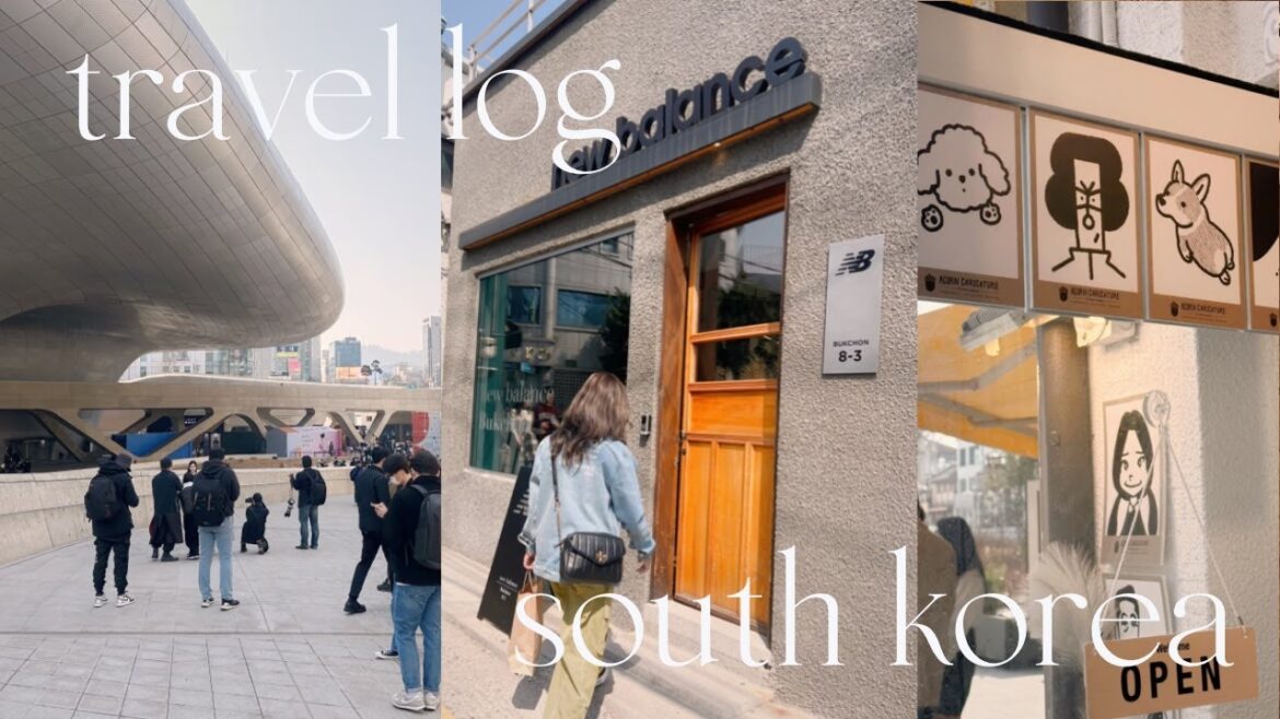 🇰🇷 south korea vlog 2023 day 3-5| myeongdong, haus dosan, seoul fashion week, dotori caricature