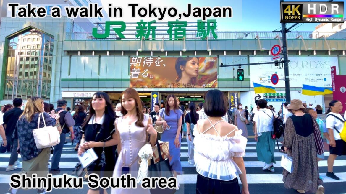 4K 60fps HDR// Take a walk in Tokyo, Japan, Shinjuku South area→Shinjuku Musashino St.→Shinjuku Ave. 4K 60fps HDR// Take a walk in Tokyo, Japan, Shinjuku South area→Shinjuku Musashino St.→Shinjuku Ave.