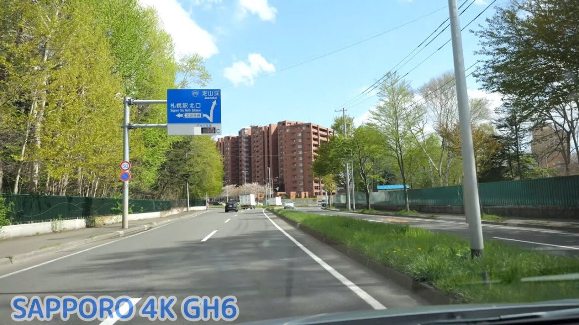 新川通 → 石山通 [ #札幌市 4K/60p GH6 車載動画 全線ドライブ2023]