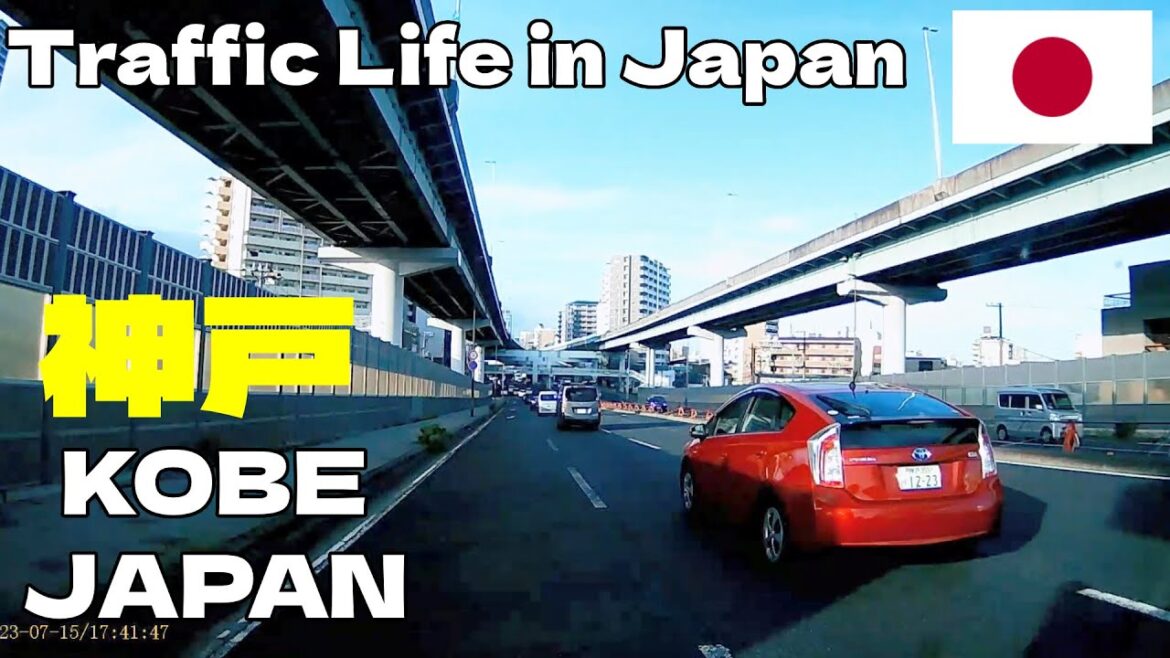#164 Traffic Life in Japan 2023 -神戸  1 hour drive listening to relaxing music around Kobe city Japan #164 Traffic Life in Japan 2023 -神戸  1 hour drive listening to relaxing music around Kobe city Japan
