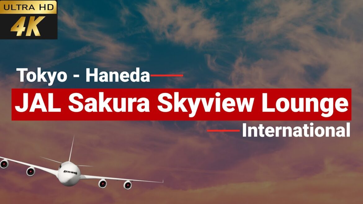 [4k] Japan Airlines Sakura Skyview Lounge Haneda Tokyo Airport 2023 | Japan airline Business Lounge