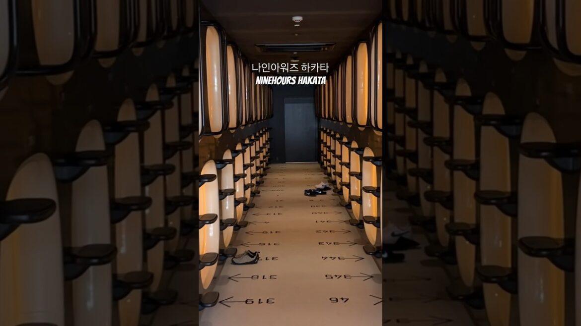 일본여행 후쿠오카 나인아워스 하카타 ninehour hakata #여행 #travel #japan #fukuoka #shorts