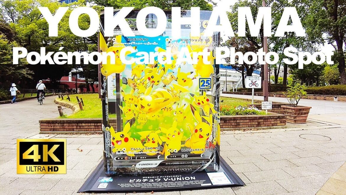 【4K🇯🇵】Pokémon Card Art Photo Spot (August 1- September 30)