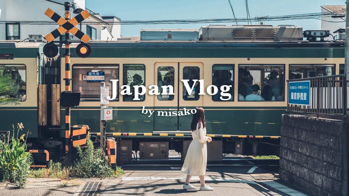 【鎌倉江之電一日遊】湘南海岸美景咖啡廳🚃鎌倉大佛、小町通商店街、大佛今川燒、豐島屋鬆餅、鶴岡八幡宮⛩️富士山日落｜東京近郊＆神奈川自由行｜實彩子Misako’s Vlog