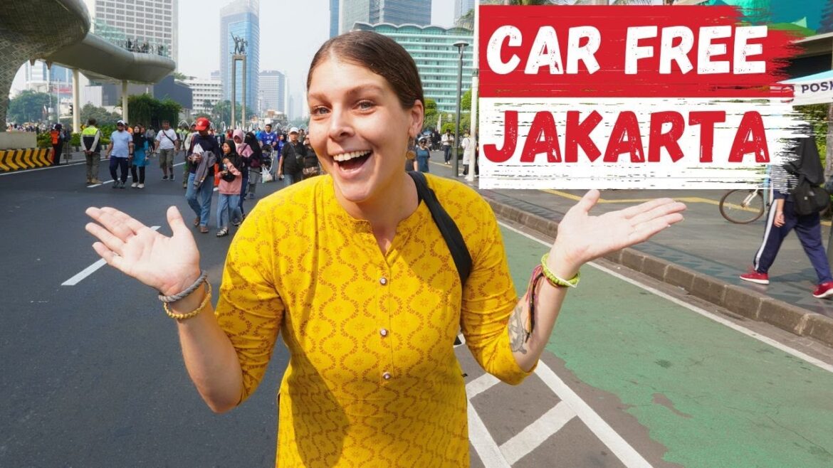 We Didn't Expect This in Jakarta Indonesia 🇮🇩 Car Free Day