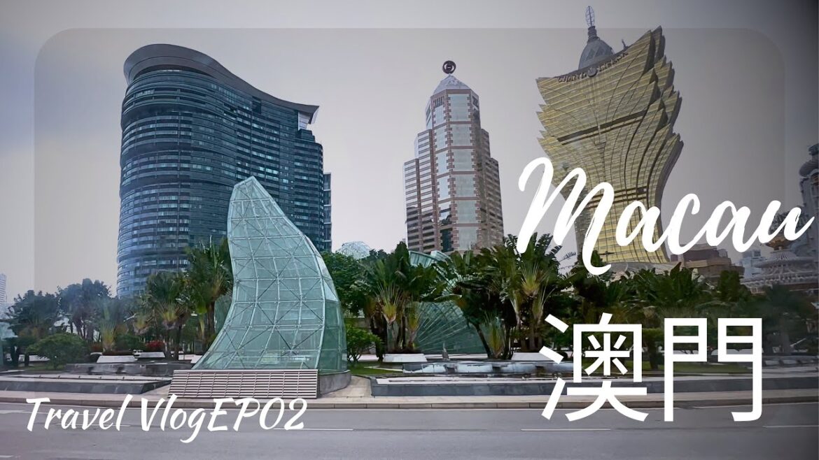 Macau City Bus Tour . Macau-Taipa Bridge . | Macau Trip [EP02]  澳門巴士遊 . 澳氹大橋