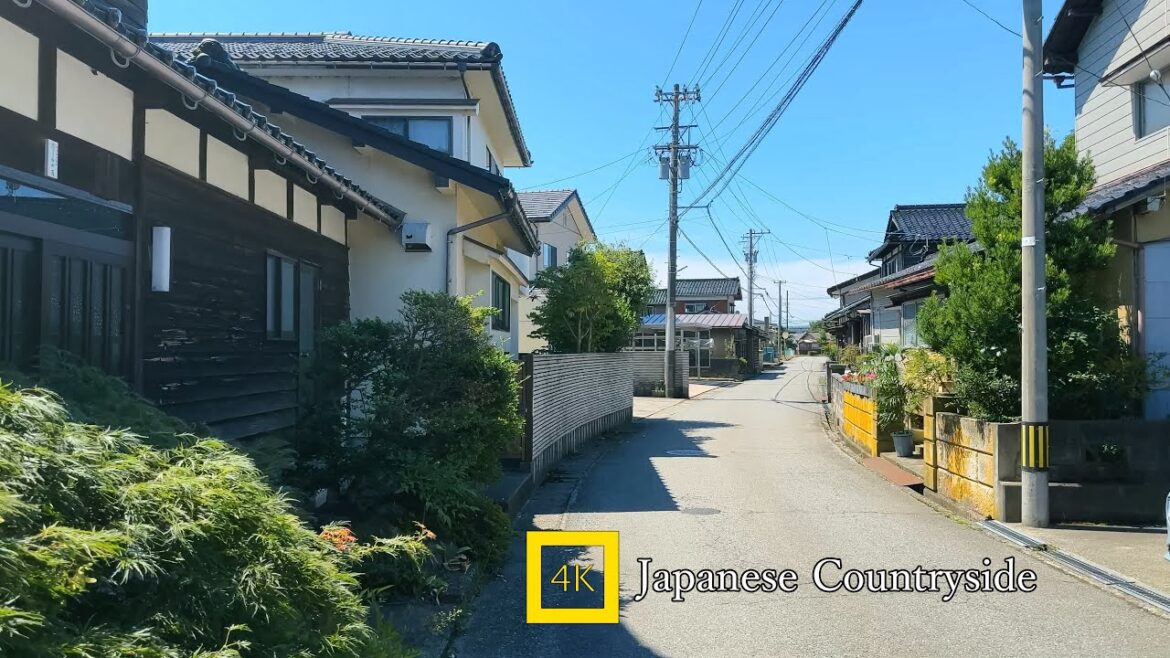 【4K Japan】Walk in Sano-machi/Ishikawa Prefecture 【4K Japan】Walk in Sano-machi/Ishikawa Prefecture