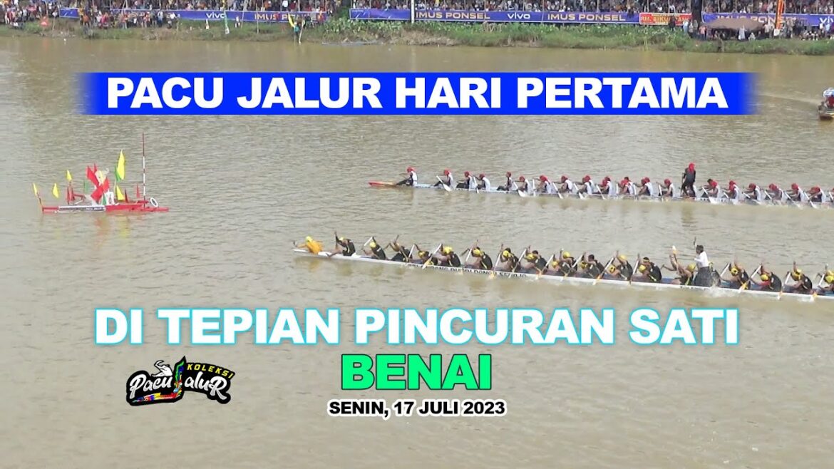 Pacu Jalur Hari Pertama di Pincuran Sati Benai (17 Juli 2023)