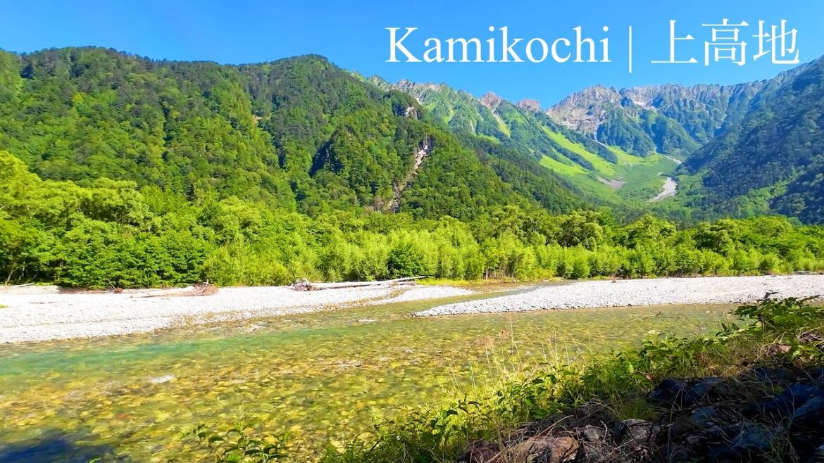 [4K] Japan Alps Kamikochi (Nagano, Japan) #2 _ [自然音 定点映像] 上高地 (長野)