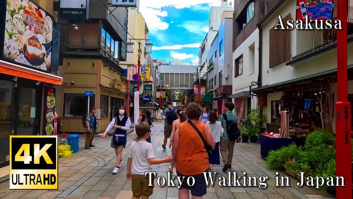 Asakusa 4K Walk in Tokyo/July 2023