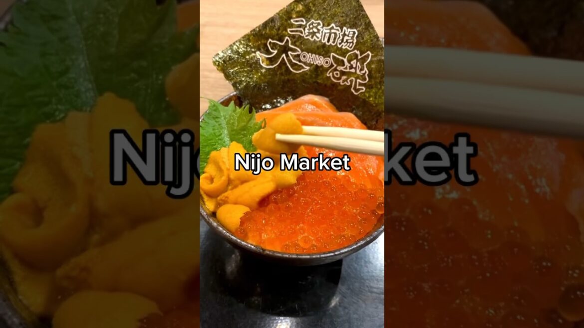 Must Try at Nijo Market in Sapporo #short #shorts Must Try at Nijo Market in Sapporo #short #shorts