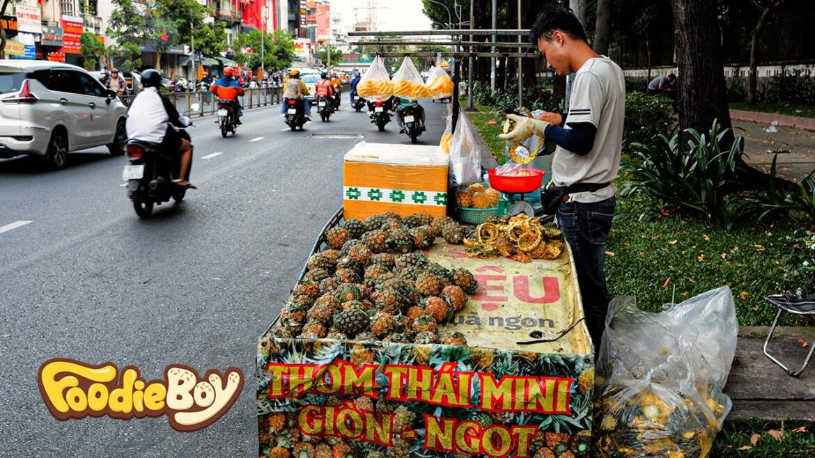 $1 Mini Pineapple Cutting Skills – Vietnamese Street Food $1 Mini Pineapple Cutting Skills - Vietnamese Street Food