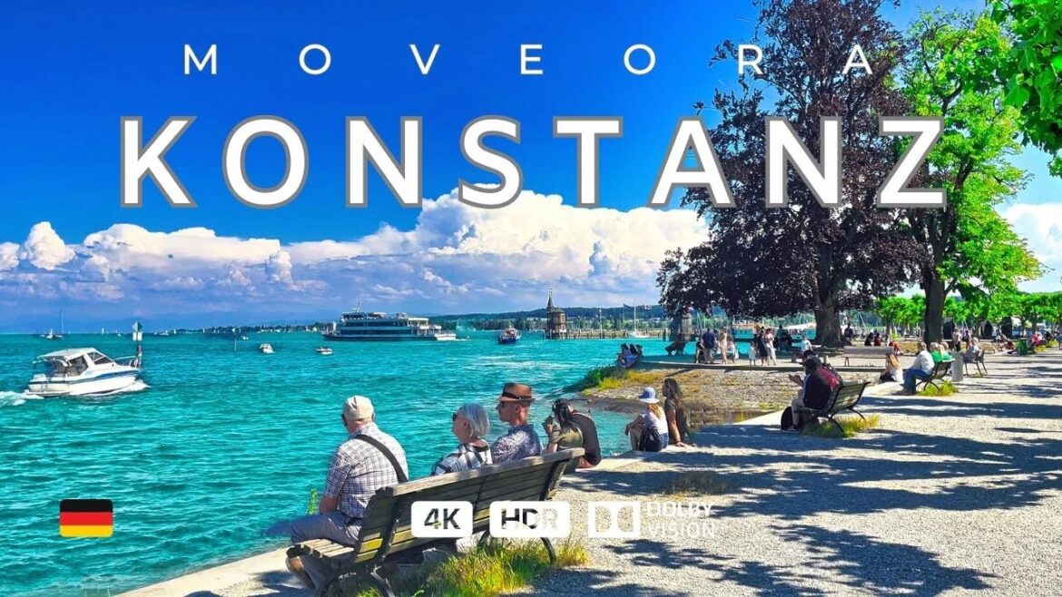 Konstanz,  Germany 🇩🇪 Spectacular Town at Lake Constance ☀️ 2023 4k HDR Walking Tour ▶︎Captions