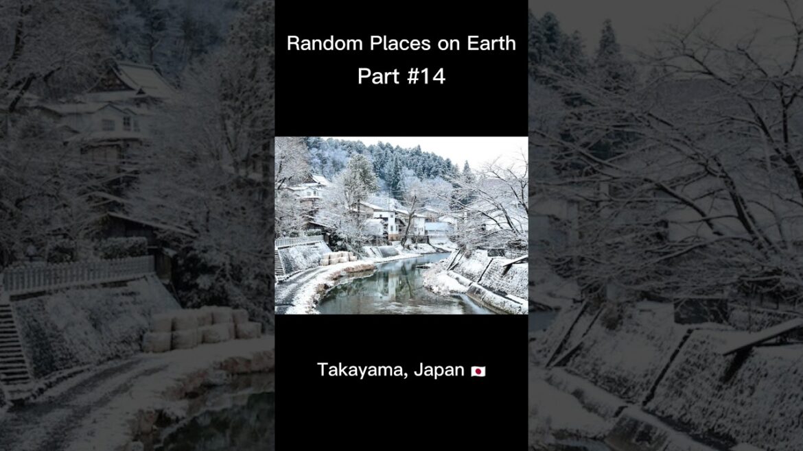 🌏 Takayama, Japan 🌍 Random Place on Earth | Part 14🌎 #shorts #travel
