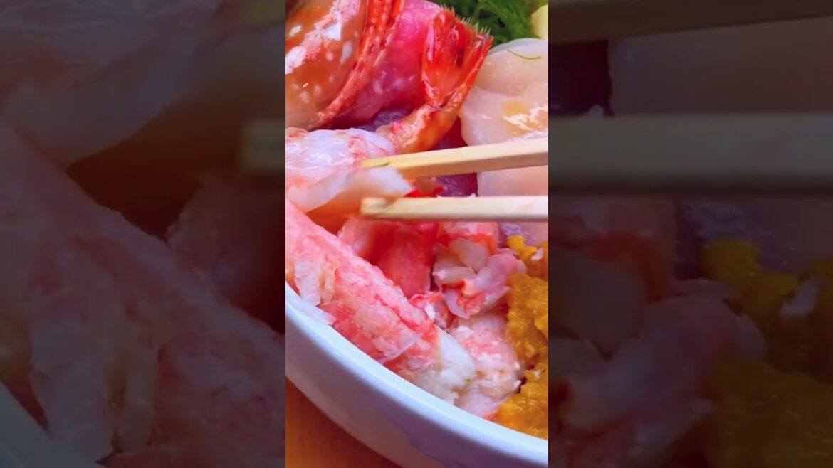 北海道で美味しい海鮮丼どこ？それは小樽にあります #shorts