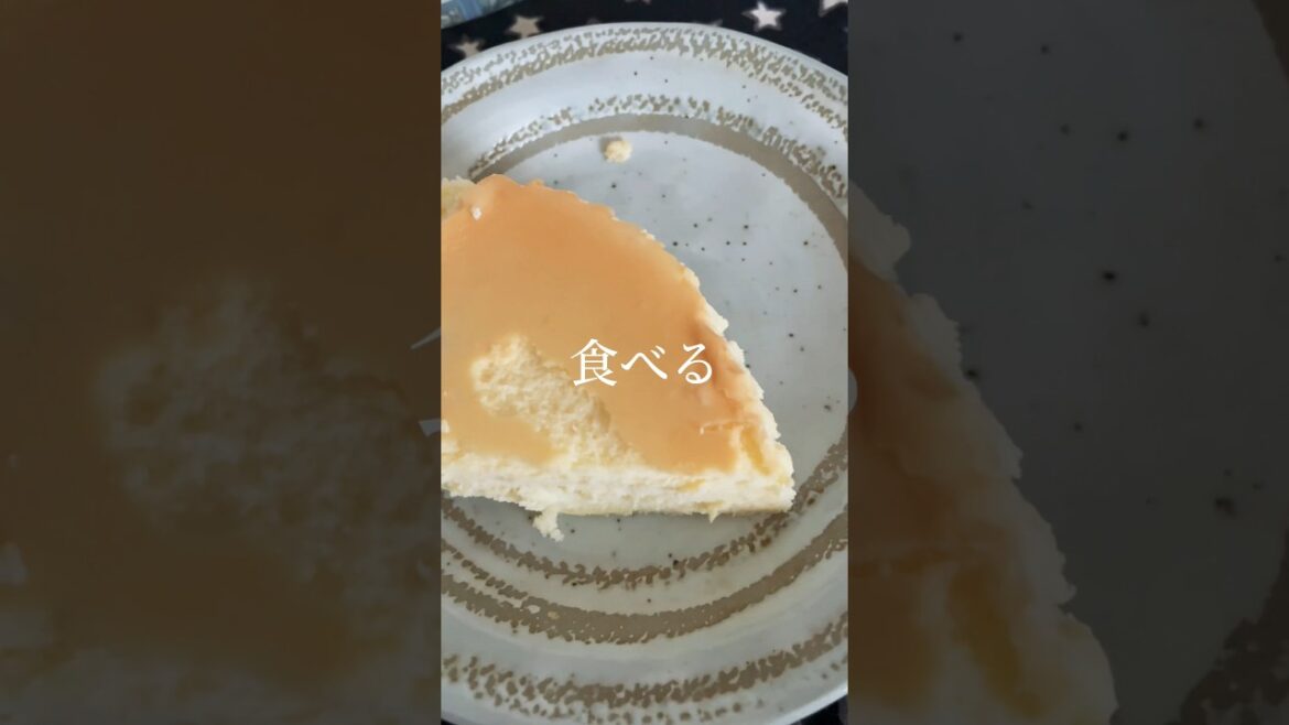 老舗レモンチーズケーキ食べてみた「上の部分がベロン」酸味が効いて美味しい #shorts