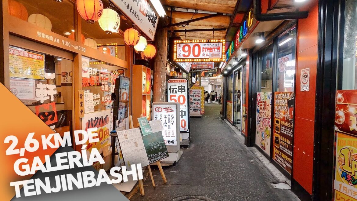 TOUR POR LA GALERÍA COMERCIAL MÁS LARGA DE OSAKA, OSAKA TENJINBASHISUJI 大阪天神橋筋商店街