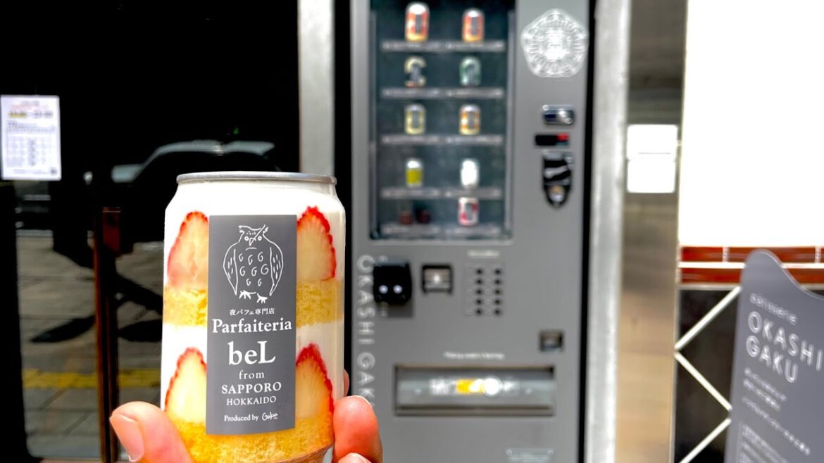 Delicious cakes you can buy from a vending machine