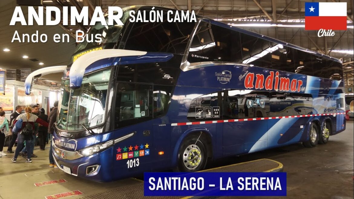 Viaje ANDIMAR VIP 1013 Santiago La Serena en bus Marcopolo New G7 Volvo LYTD98 | Ando en Bus