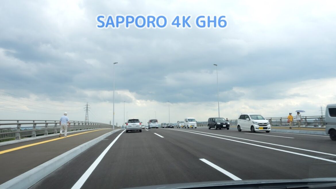 宮の森北24条通（白石区方面 4K/60p GH6 車載動画）：北24条桜大橋区間 -  国道275号交点～南7条米里通交点 [ #札幌市]Sapporo kita24jo-sakura ohashi