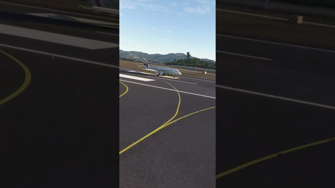 Best View landing Airbus A320 at Nagasaki Airport Japan Best View landing Airbus A320 at Nagasaki Airport Japan