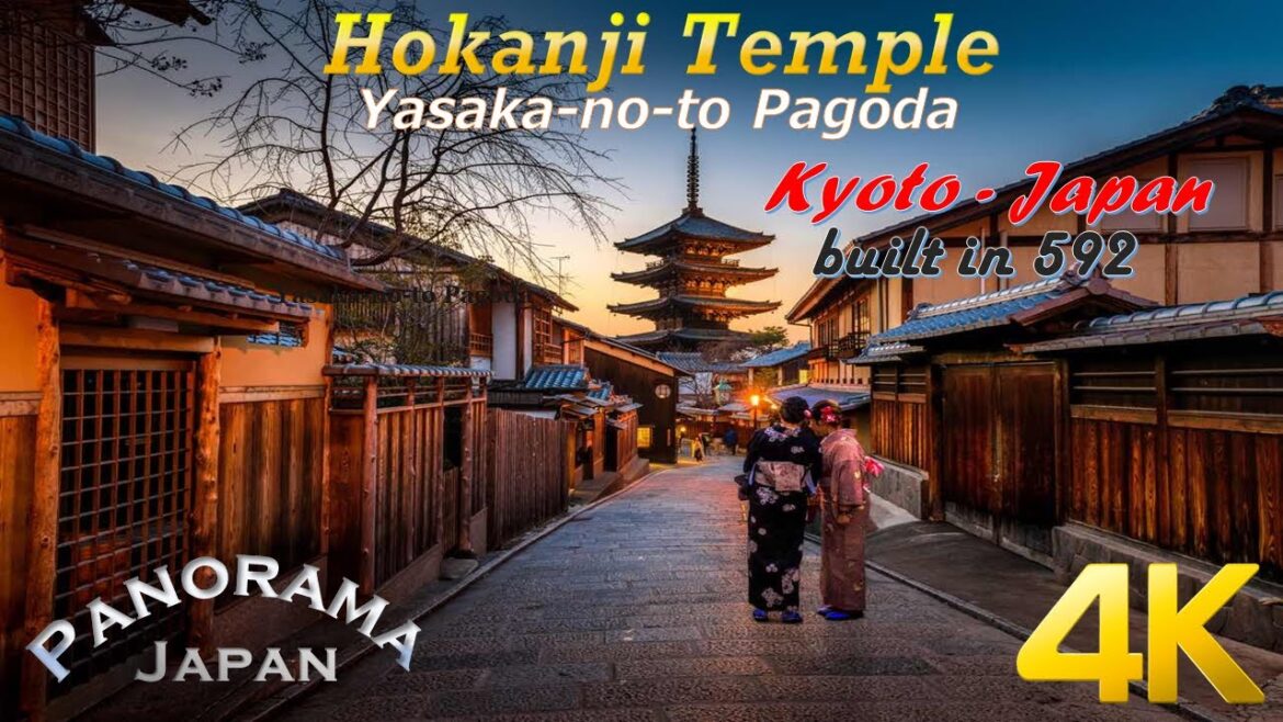 Walk around Hokan-ji Temple, Yasaka Street- Kyoto-Japan 4K (法観寺) Best place in Kyoto| Panorama Japan