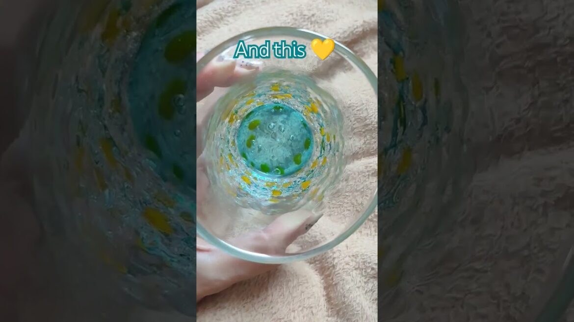 Self made glass cups from Okinawa 🌺 #japan #travel #okinawa