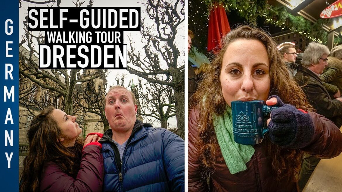SELF GUIDED Walking Tour In DRESDEN, Germany | Best German Christmas Market?