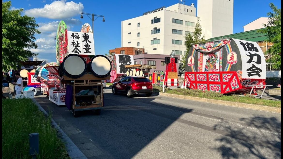 青森 弘前ねぷた 待機中のねぷたを見よう 2023.8.5