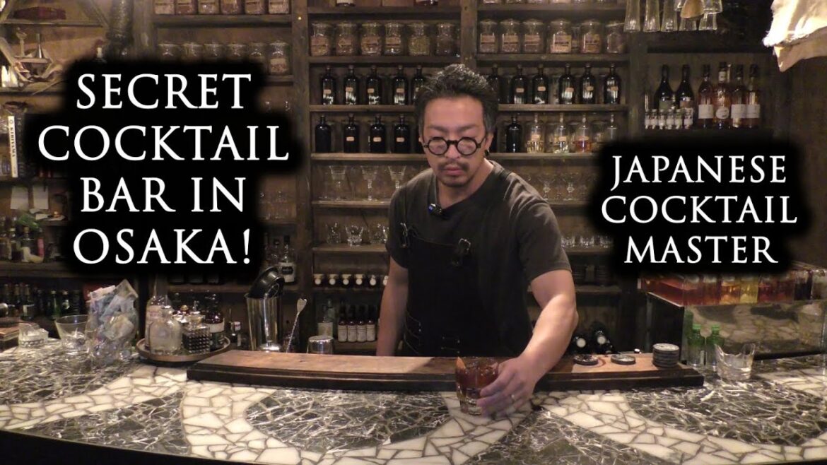 Smoked Old-Fashioned Cocktail By Top Japanese Bartender in Bar Nayuta, Osaka