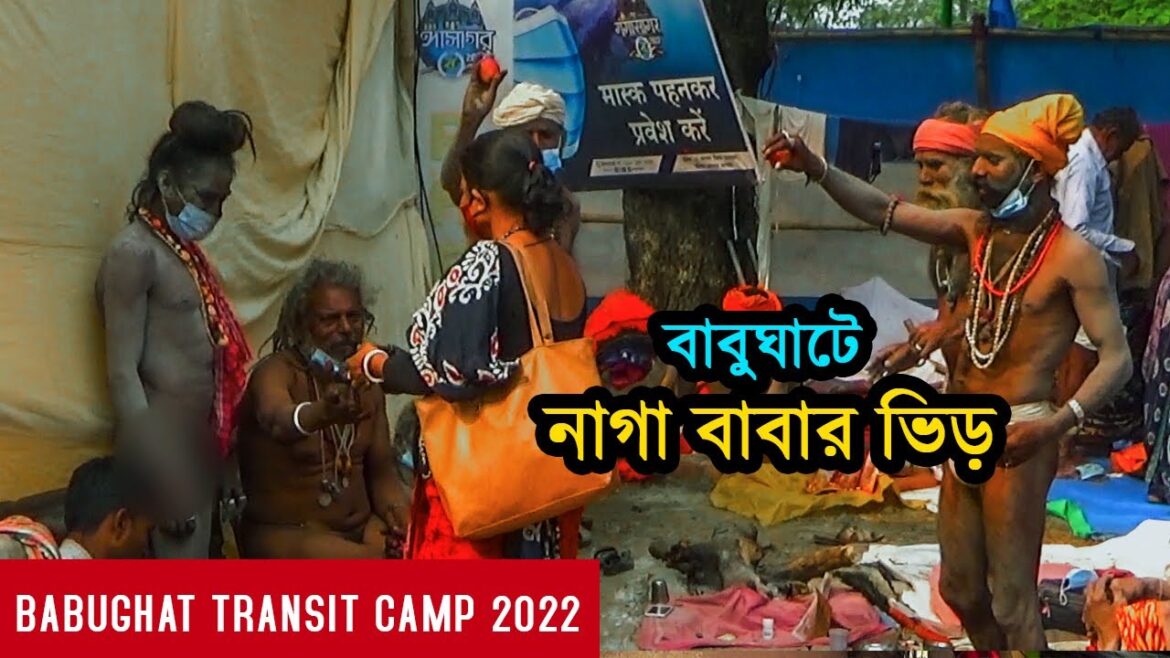 Naga Baba Before Gangasagar Visit | Babughat Transit Camp Kolkata 2022
