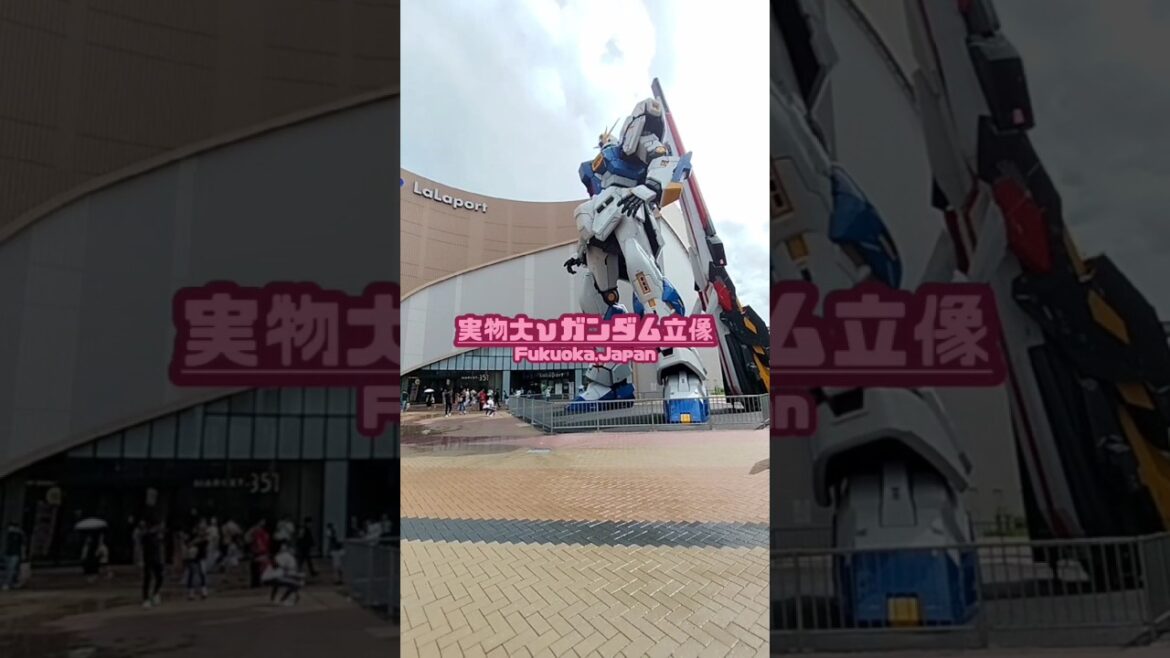 ガンダム好きにはたまらない！実物大ν(ニュー)ガンダム立像が福岡に😳#ガンダム #gundam #ららぽーと福岡