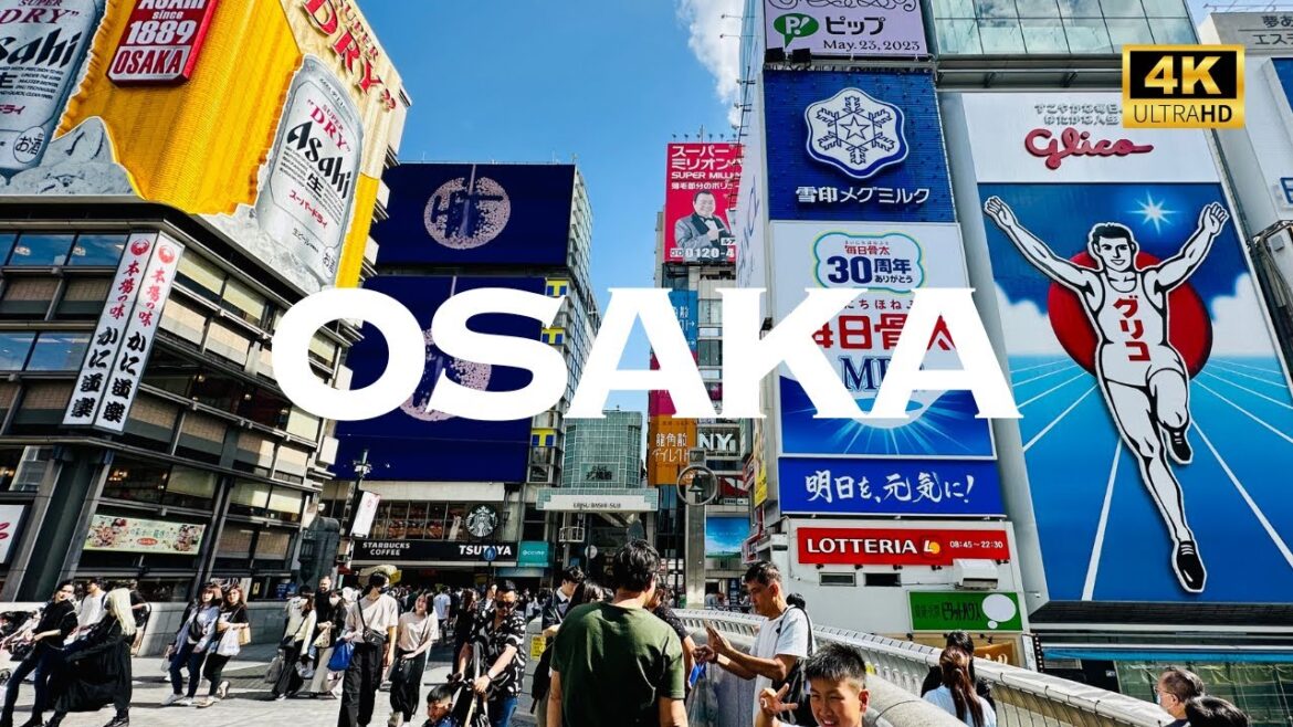 [4K] OSAKA 10 Places To Visit 🐧 Walking Tour / 大阪 街歩き10選 散歩 街ブラ
