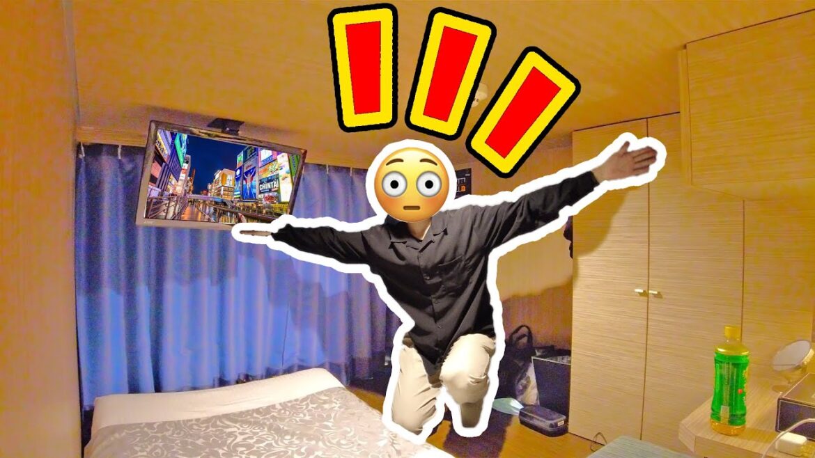 Have you ever seen a CAPSULE HOTEL like this?/Osaka-Japan🇯🇵