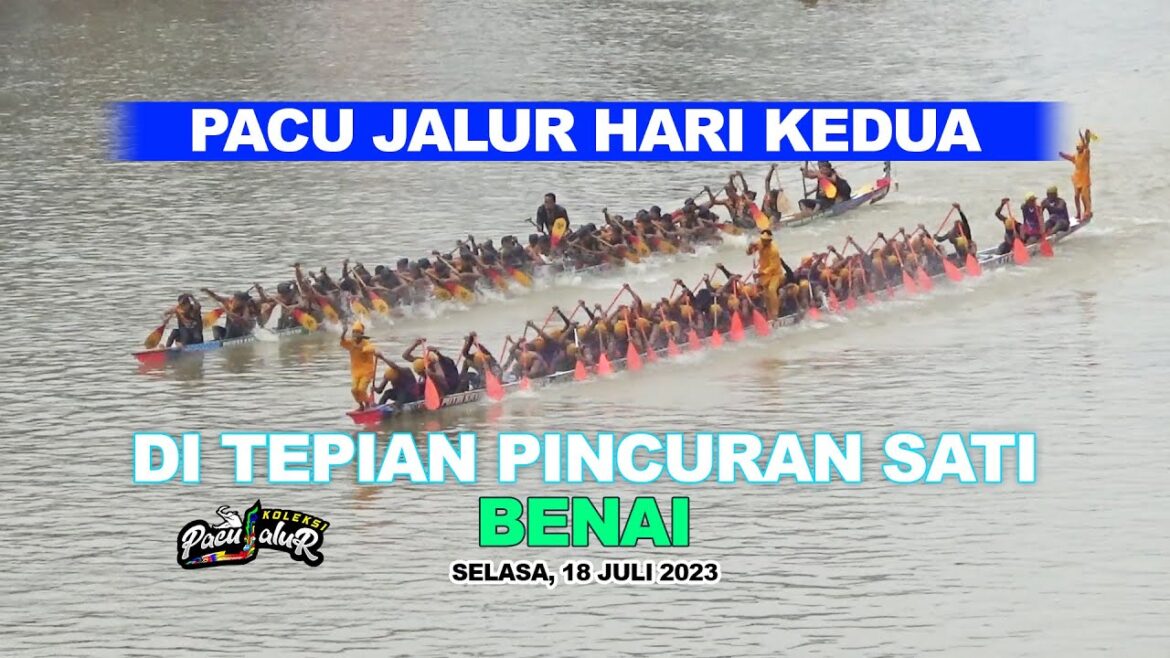 Pacu Jalur Hari Kedua di Pincuran Sati Benai (18 Juli 2023)