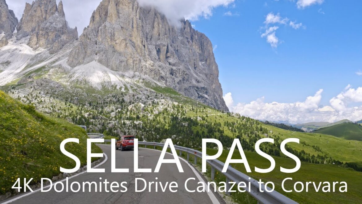 4K Dolomites Scenic Drive Canazei – Sella Pass – Gardena Pass – Corvara in Badia, Italy 4K Dolomites Scenic Drive Canazei - Sella Pass - Gardena Pass - Corvara in Badia, Italy