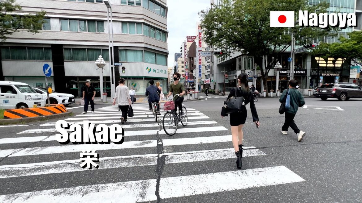 Sakae, Nagoya's central district, Japan | 4K Walking
