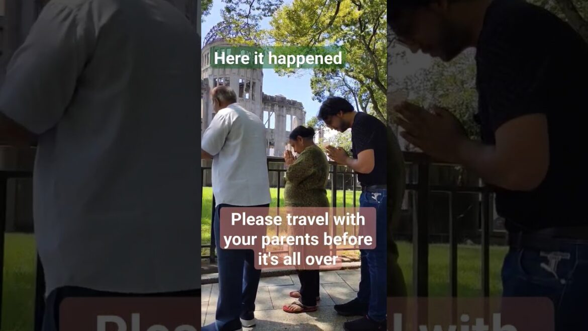 We paid obeisance at Atomic Dome, Hiroshima Japan where first Atom Bomb was dropped by USA -6/Aug/45