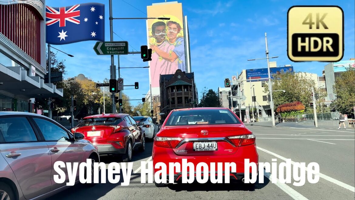 Sydney Australia [4K 60fps HDR City Suburbs  Driving Tour] Macleay St, Potts Point To Lavender Bay
