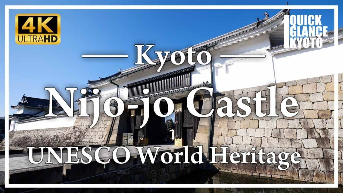 Nijo-jo Castle: World Heritage. Ninomaru-Goten Hall, a National Treasure, is popular spot. Kyoto