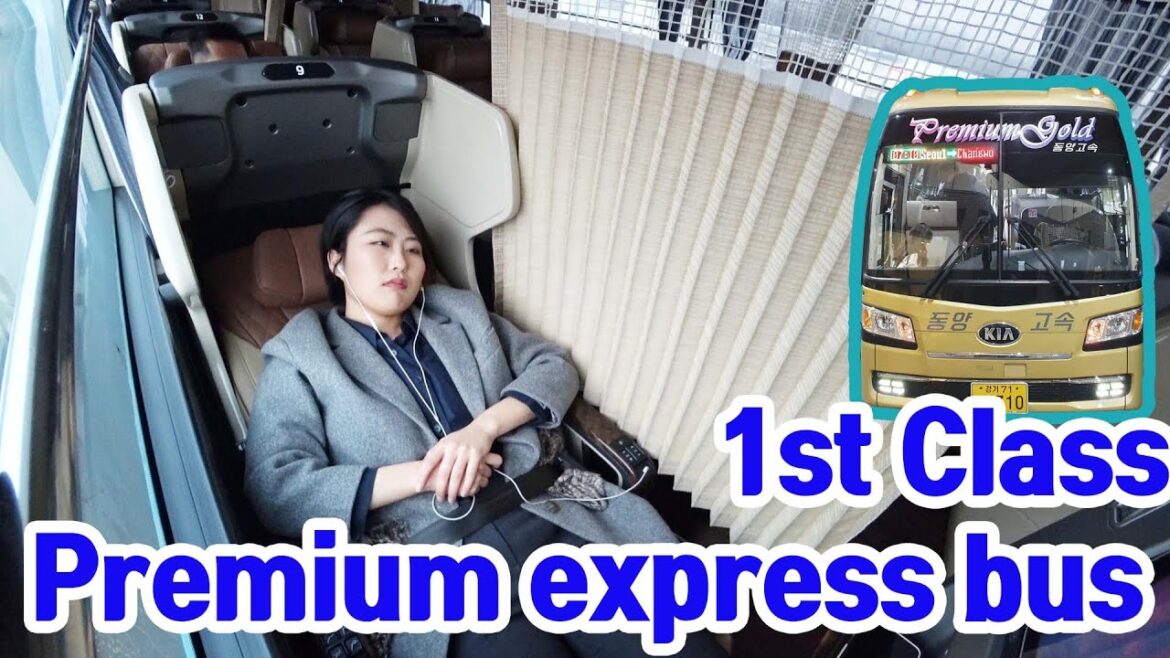 What’s the premium express bus? 1st class Korea travel! What's the premium express bus? 1st class Korea travel!